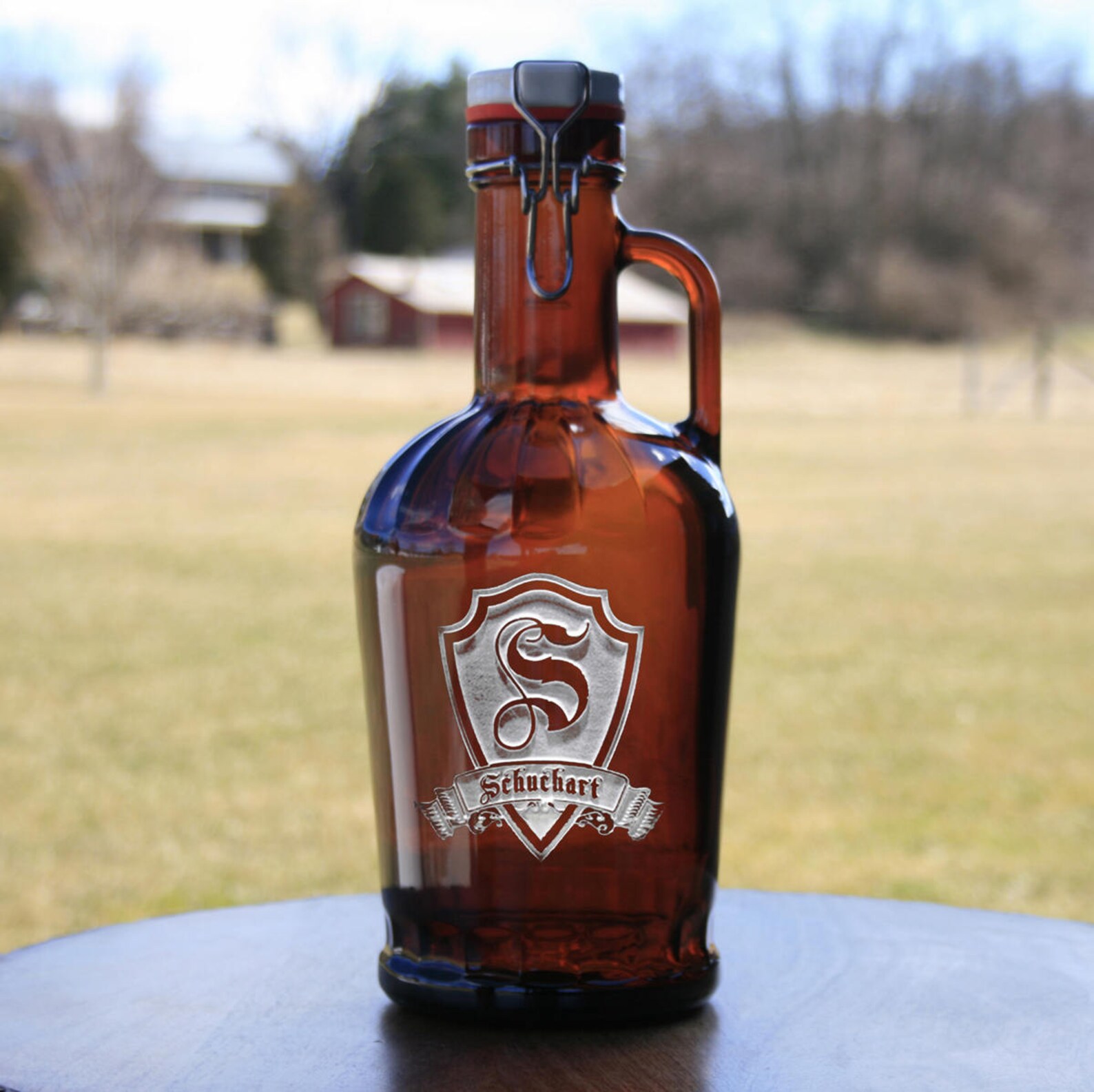 German Beer Growler Engraved Etsy