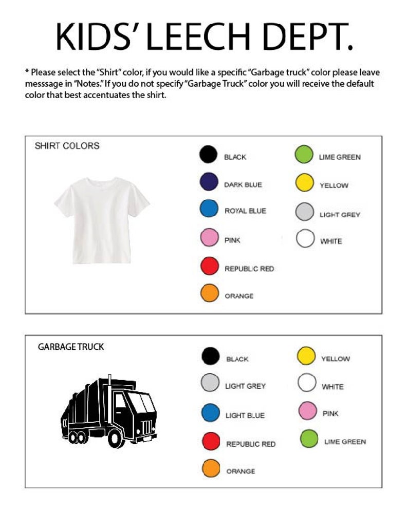 Kids' LEECH DEPT. I Heart Garbage Truck T-Shirt & more colors image 3