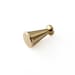 Mid Century Modern PAUL McCobb Style Solid Brass Cone Replacement Knob Pull Handle Door Drawer Cabinet Hardware 