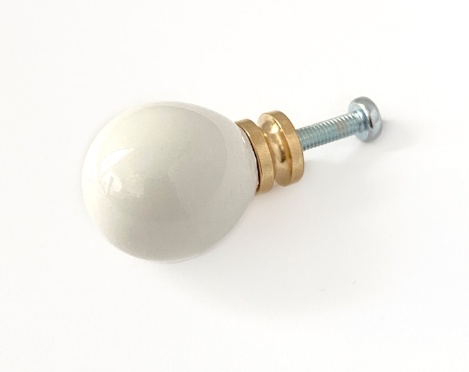 Mid Century Modern STEWART Drexel Declaration Style Ceramic Ball