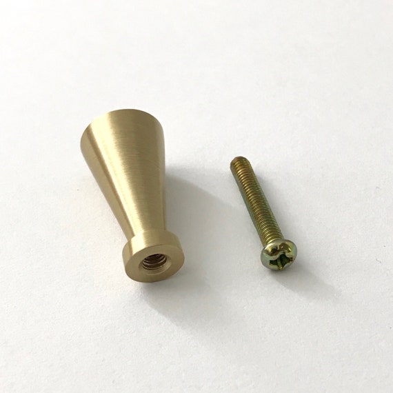 AVAILABLE PAUL McCOBB SOLID BRASS KNOB-PULL-HANDLE-GOLF TEE STYLE 8 NEW- 1