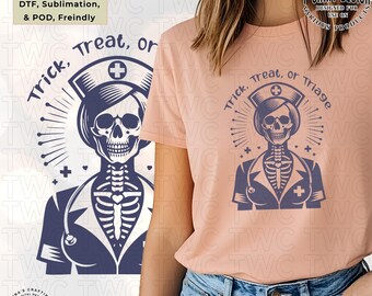 Süßes oder Saures PNG Vintage Skelett Sublimation Halloween Shirt Design (Digitaler Download)