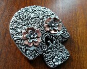 Carved Skull Hair Jewelry