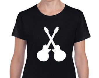 Music Guitar Shirt, women's shirt, music shirt, cotton shirt, guitar shirt, printed t shirt, printed tee