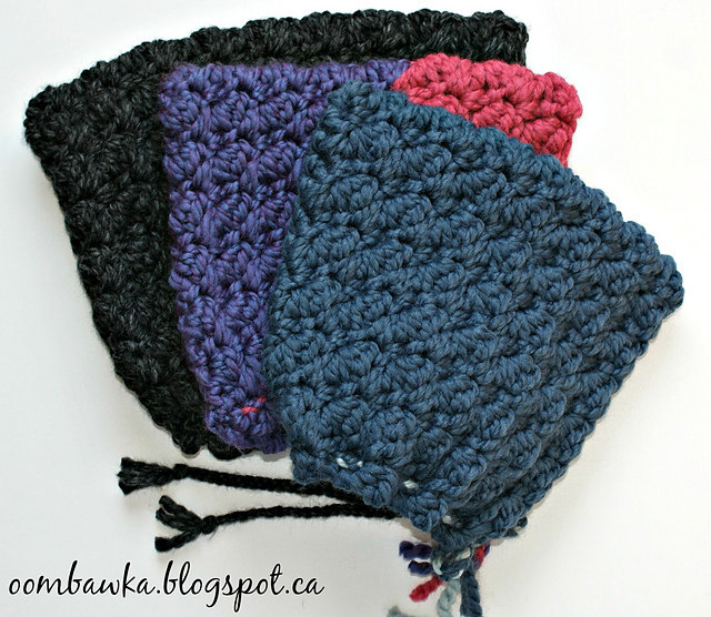39 Crochet Bonnet Patterns with Pixie, Bella, and Bunny Styles 32 Crochet Pattern: Let it Snow! Winter Pixie Bonnet