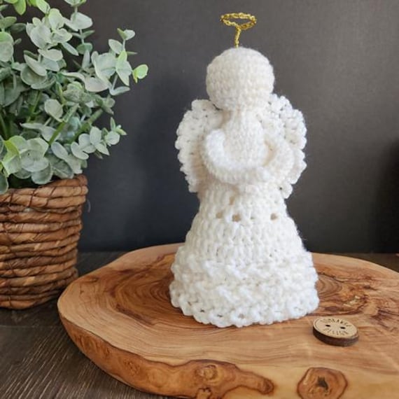 38 Crochet Patterns Inspired by Angels: Heavenly, Whimsical, and Giftable Crochet Ideas 12 Evangeline Christmas Angel Crochet