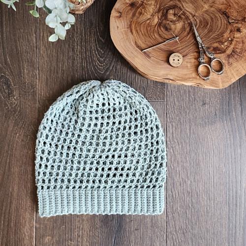 Summer Slouch Crochet Hat Pattern PDF - Easy DK Yarn Beanie Toque - Etsy