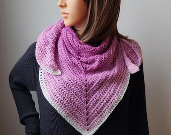 Feel The Sparkle Triangle Scarf Pattern PDF