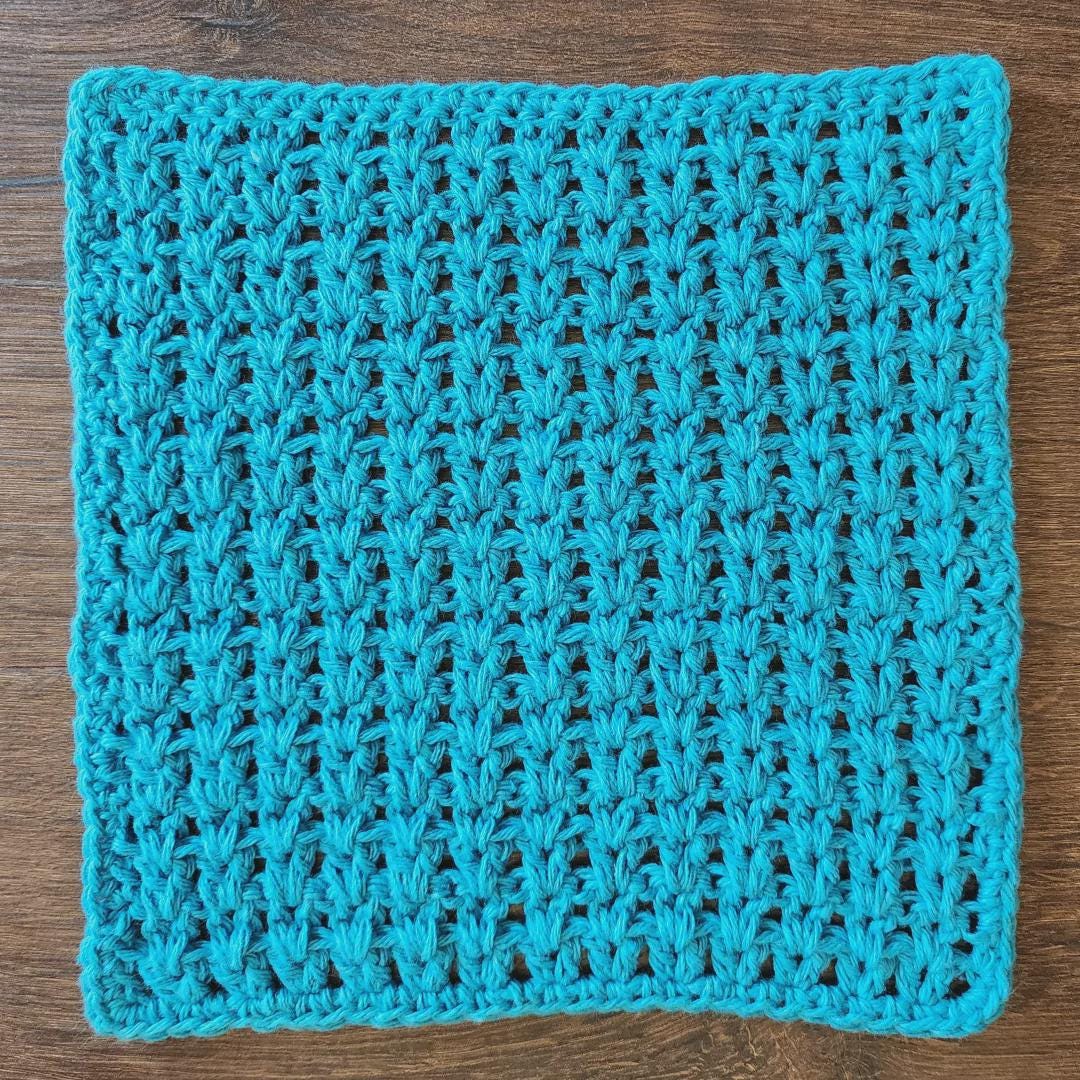 34 Crochet V-Stitch Patterns You Won't Want To Miss 14 Crochet Beginner V-stitch Washcloth