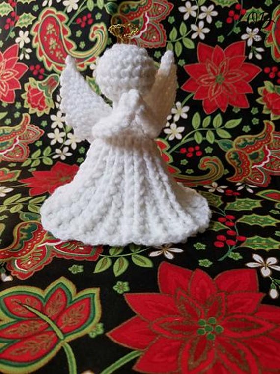 38 Crochet Patterns Inspired by Angels: Heavenly, Whimsical, and Giftable Crochet Ideas 20 Crochet Christmas Angel Ornament