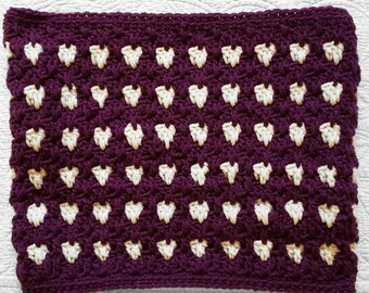 Anahata Cowl Crochet Pattern PDF, Textured Cowl Pattern, Easy Neck Warmer, DK or Worsted Yarn, Instant Download