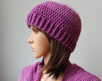 Anleitung für Beanie - Feel The Sparkle Hat - Worsted Garn - Fortgeschrittene Anfänger - Anleitung PDF