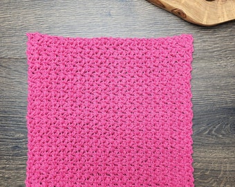 EASY Crochet Washcloth Pattern, Baby Bean Stitch, Worsted Yarn - Pattern PDF