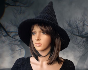 Halloween Witch Hat Crochet Pattern (PDF Download)