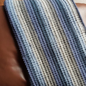 Grandma's Textured Lap Blanket Crochet Pattern PDF image 2
