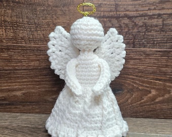 Remembrance Angel Crochet Pattern | Easy Angel Ornament | Quick Crochet Gift | Ad-Free PDF