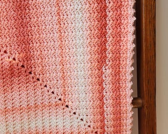 Endless Rectangle Blanket Crochet Pattern PDF, 8 Sizes, Any Yarn and Hook