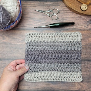Elegant Crochet Washcloth Digital PDF Pattern