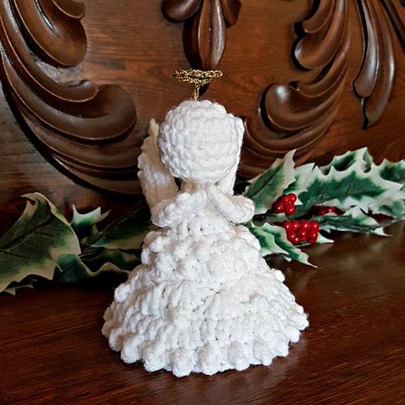 38 Crochet Patterns Inspired by Angels: Heavenly, Whimsical, and Giftable Crochet Ideas 1 Crochet Angel Pattern Peace on Earth Angel