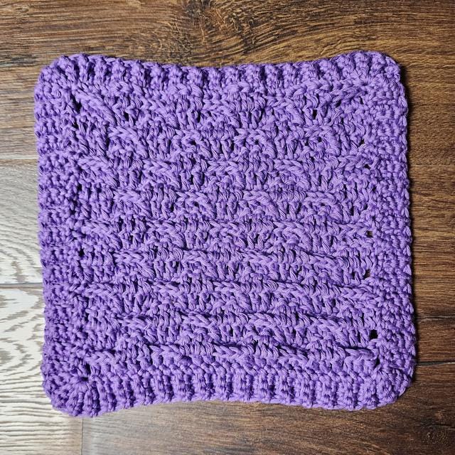 35 Crochet Patterns for the Kitchen You’ll Want to Make 1 Quick & Easy Dishcloth