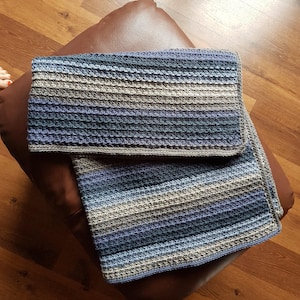 Grandma’s Textured Lap Blanket Crochet Pattern PDF, 5 Sizes, Trinity Stitch, Any Yarn and Hook