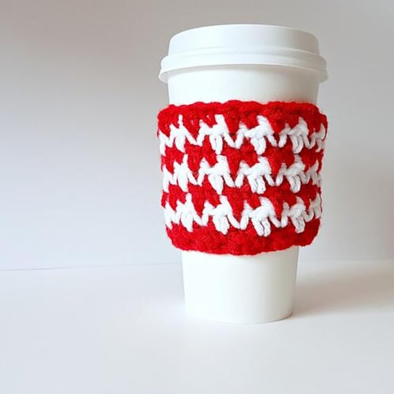 13 Crochet Cup Cozy Patterns for Coffee Runs 10 Festive & Fast Crochet Cup Sleeve