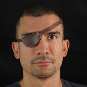Flat Leather Eyepatch