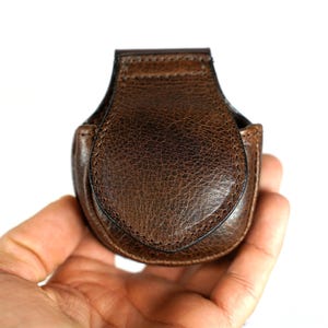 Leather Pocket watch Case with Eyelet Option