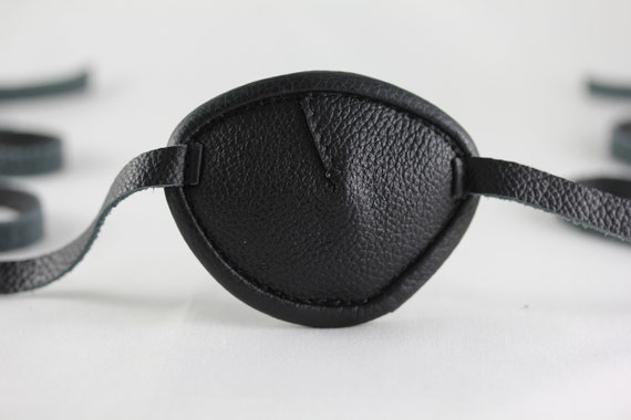 Classic Leather Eye Patch Black - Etsy