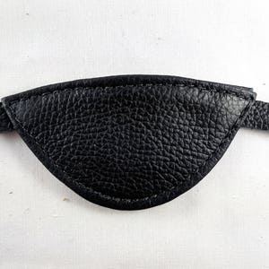 Flat Leather Eye Patch , With Adjustable Size. Adult Eye Patch, Leather Eye  Patch Hand Made 