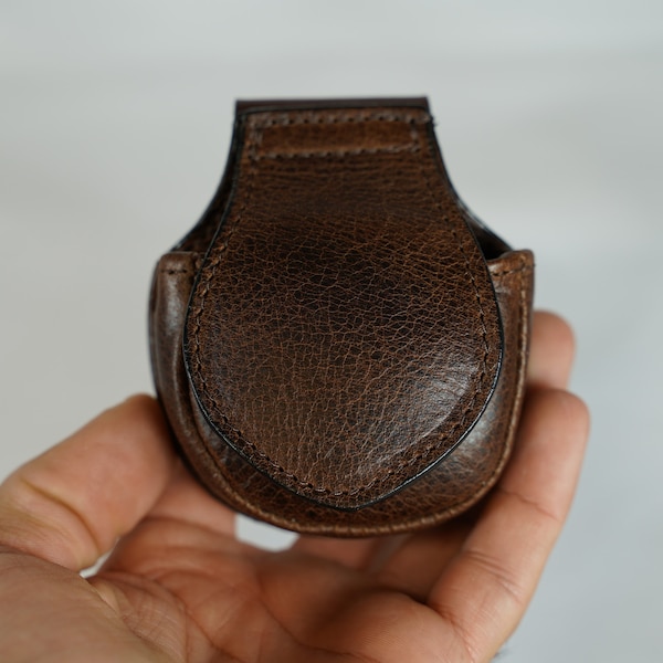 Leather Pocket watch Case with Eyelet Option