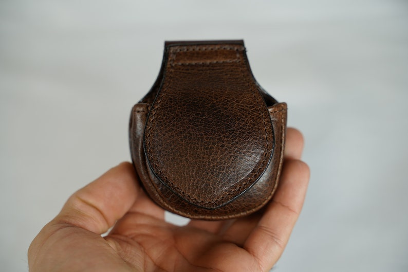 Leather Pocket Watch Case With Eyelet Option - Etsy