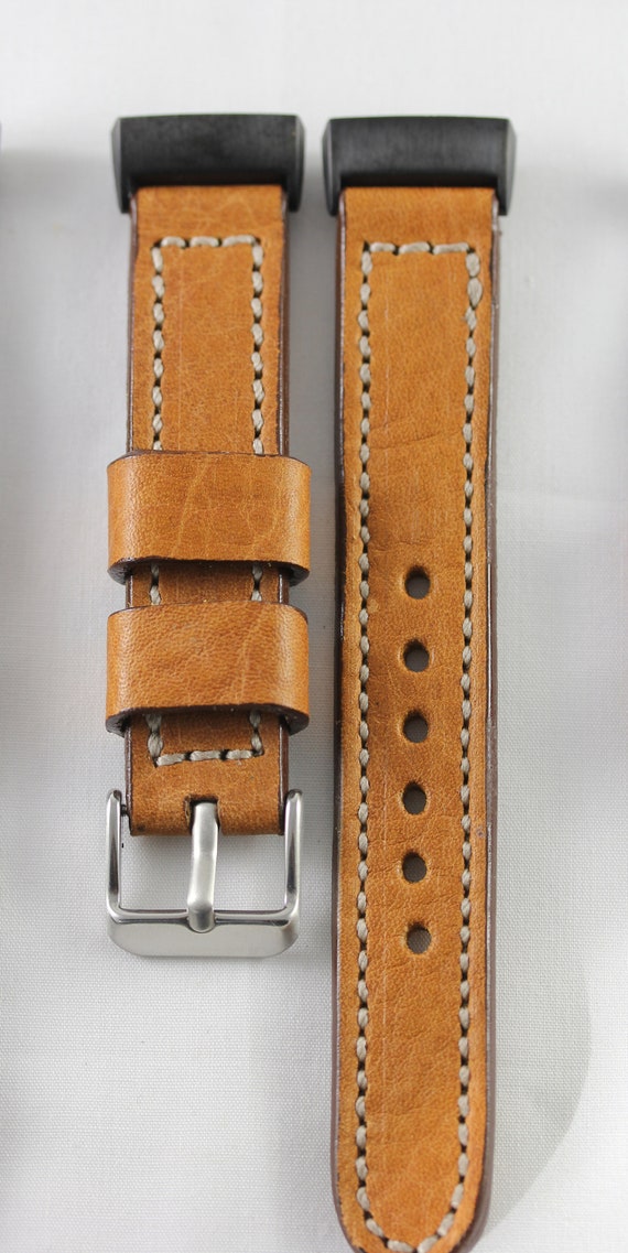 Cinturino In Pelle Per Fitbit Charge 6: Braccialetto Di - Foto 4