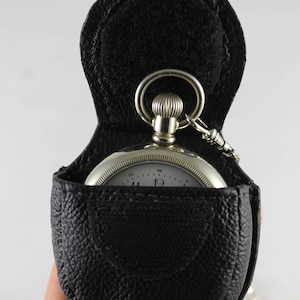 Leather Pocket watch Case