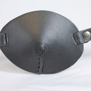 Minimal Convex Eyepatch - leather eye patch