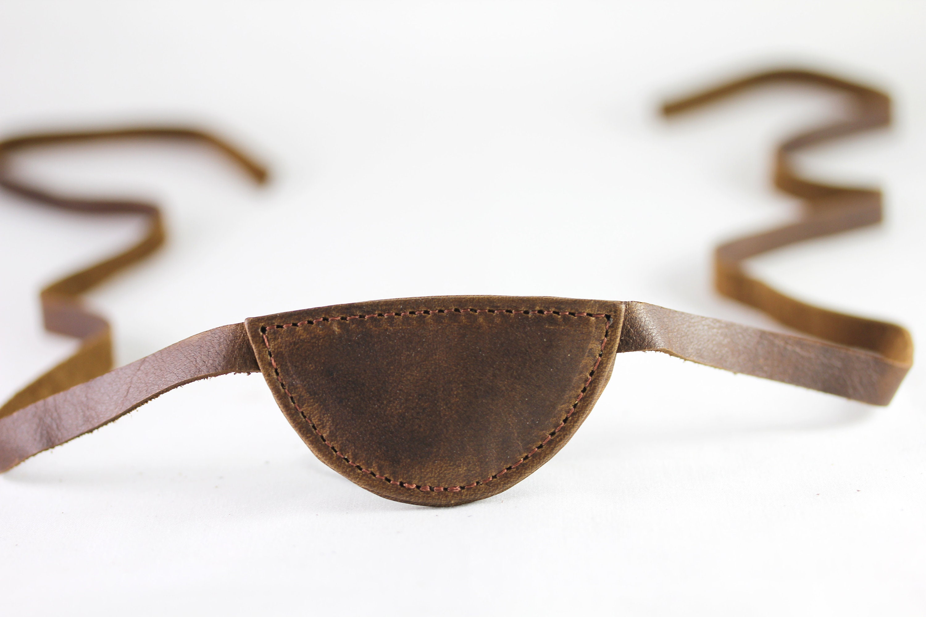 Flat Leather Eyepatch - Etsy