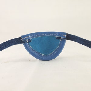 Leather Eye Patch - Slim, Concave. Multiple Color Options - Etsy