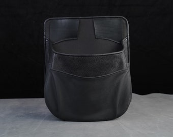 Parlor Pouch PLUS - Black Leather Hip Pouch for Magicians and Performers