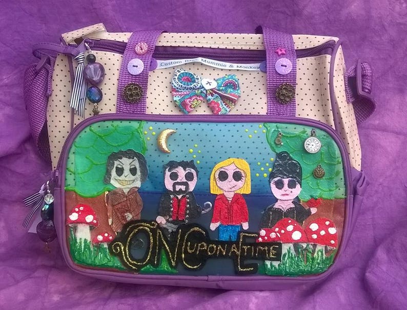 SMALL Custom Harry Potter Lord of the Rings Once Upon a time Game of thrones Baby Diaper Changing Bag