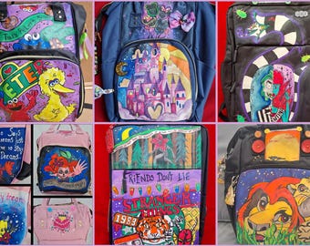 Beställning Disneyfilm Prinsessa Babyblöja Skötväska unisex Ryggsäck Gåva Ovanligt Nyckfullt Valfritt tema personlig present