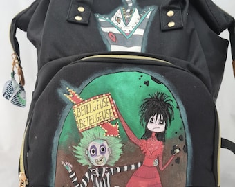 Commission Disney Movie Princess Baby Nappy Diaper Changing bag unisex Backpack