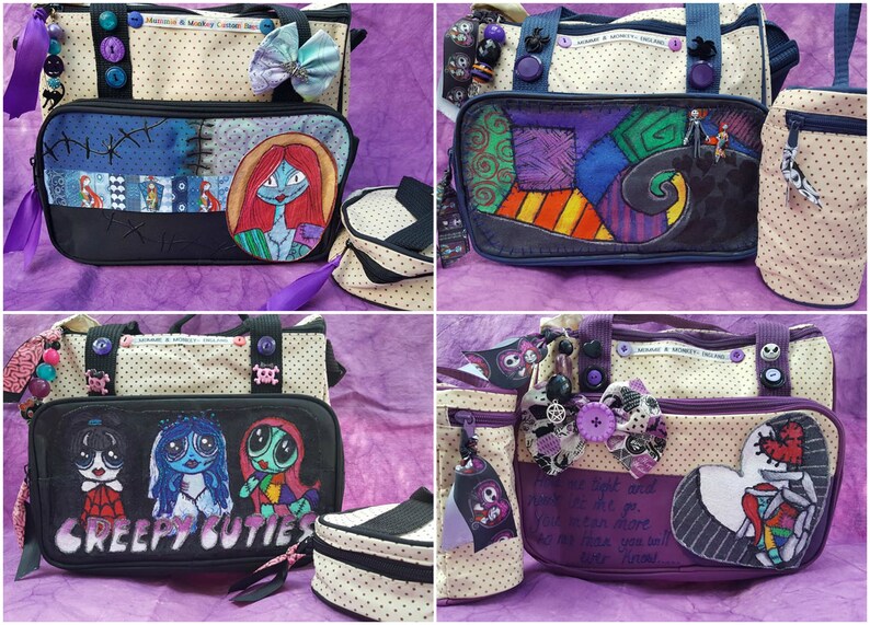 tim burton diaper bag