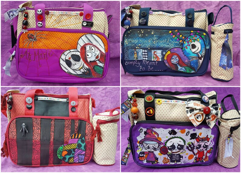 tim burton diaper bag