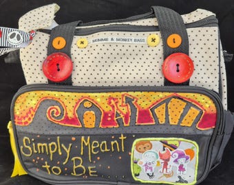 Small Lock Shock & Barrel Handbag OR Baby Mommy Diaper Nappy Changing Bag Toddler Simply Meant to be