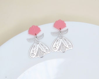 Boucles d’oreilles Silver Moth