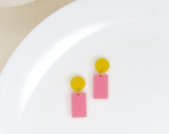 Boucles d'oreilles tendance pamplemousse