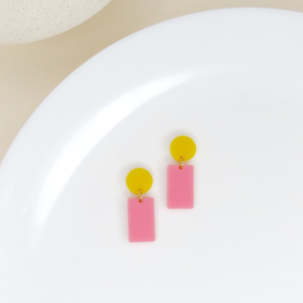 Grapefruit Statement Earrings