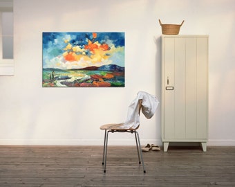 Extra large wall art | Etsy