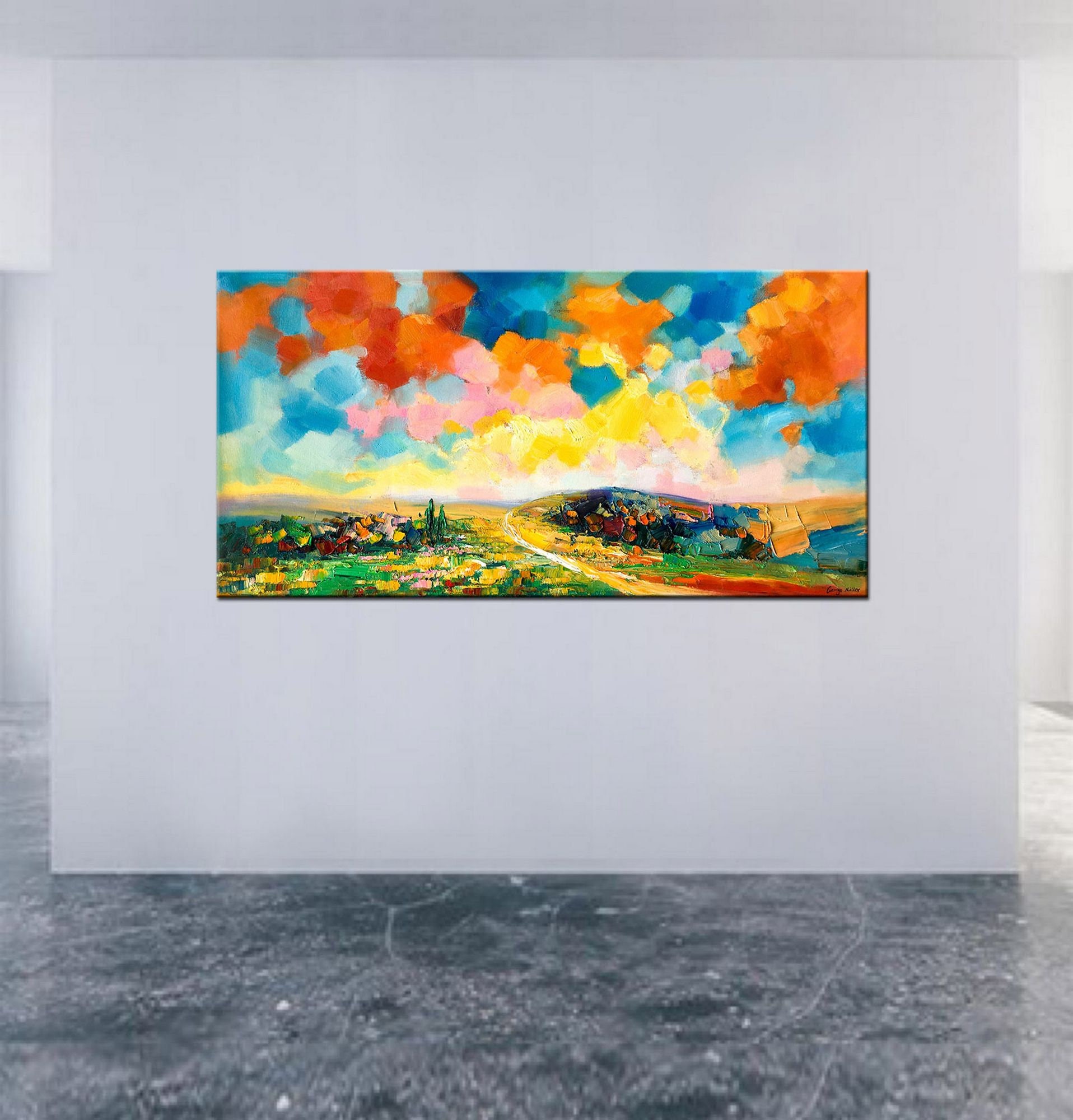 Abstract Art Abstract Canvas Art Contemporary Painting Etsy