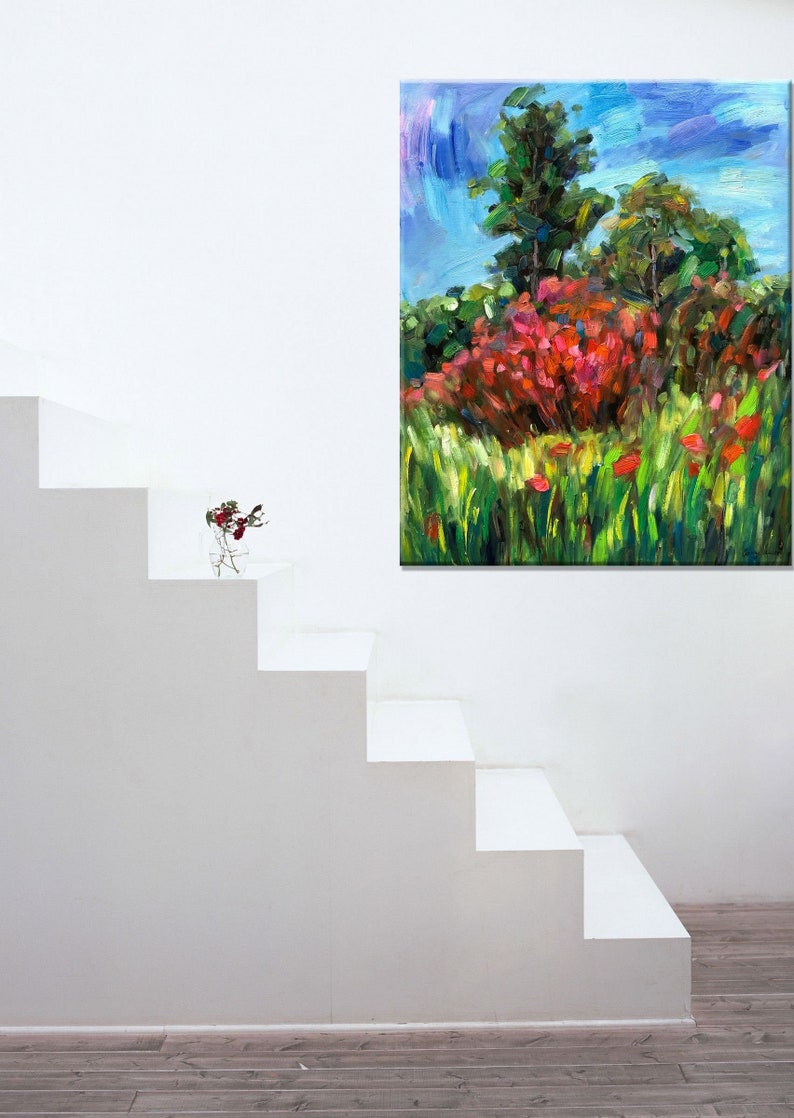 Oil Painting Canvas Art Original Abstract Painting Etsy